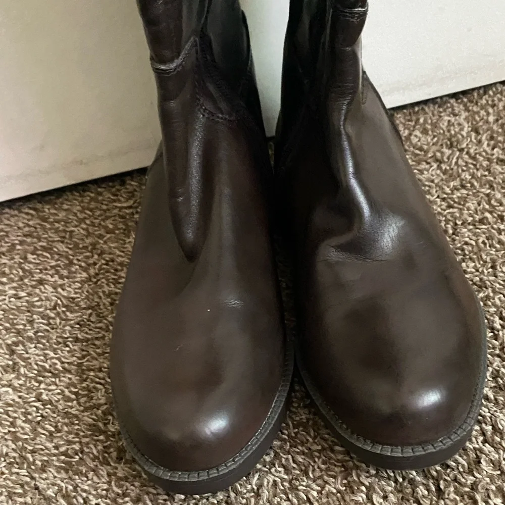 Franco Sarto Dark Brown Over the Knee Boots Size 7 1/2
